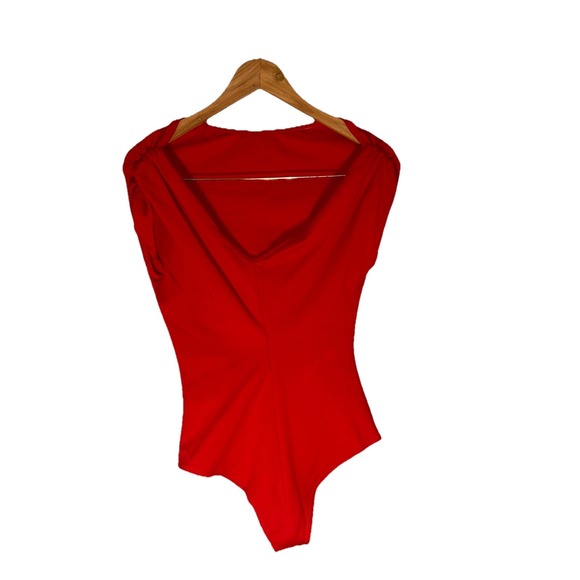 YMDUCH Short Sleeve Off The shoulder Backless Bodysuit Small - Picture 14 of 15